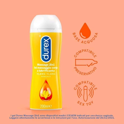 Picture of Durex massage & Play 2 in 1 Lubricant -200 ML