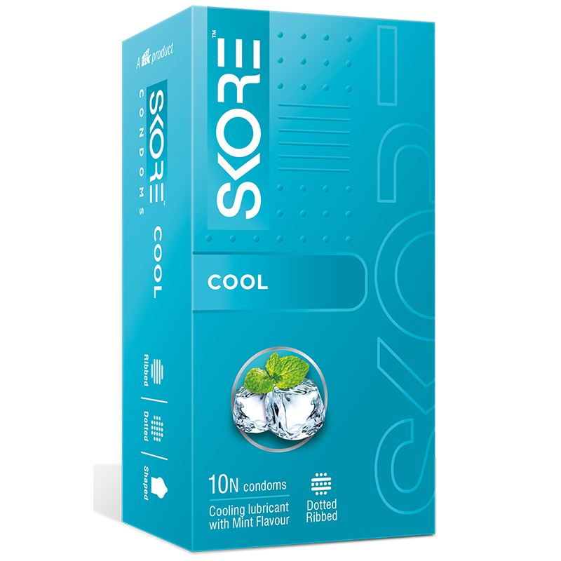 Picture of Skore Cool with Lubricant Condom - 10Pcs Pack