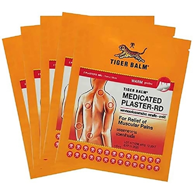 Picture of Tiger Balm Plaster RD Warm 10 x 14 cm 9 Sheets