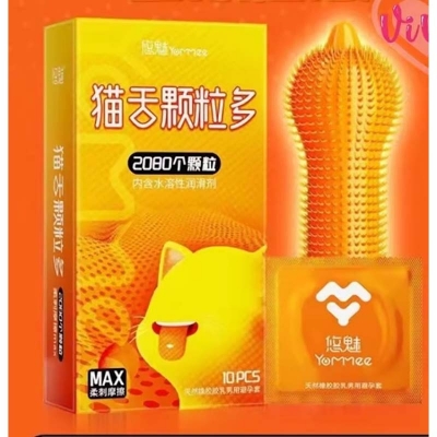 Picture of Yommee 2080 Dots Max condom -10 Pcs Of Pack