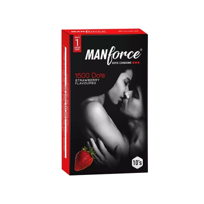 Picture of Manforce Strawberry Flavoured Condom -10 pcs
