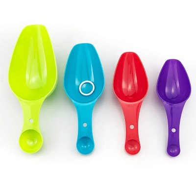 Picture of 4 Pcs Plastic Double Side Measuring Spoon Set