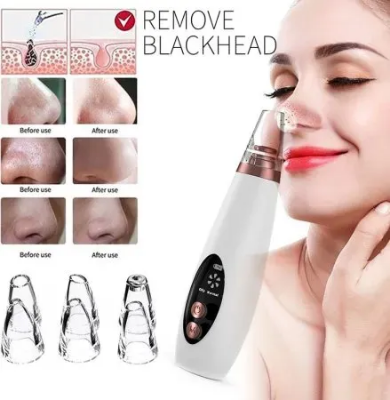 Picture of Blackhead Remover Instrument Black Dot Remover Acne Vacuum Suction Face Clean Black Head Pore Cleaning Beauty Skin Care Tool - Black Head Remover - Darma Roller