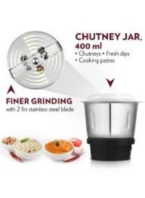Picture of Shama Chutney Attachment," which is an accessory designed for a mixer grinder to prepare chutneys