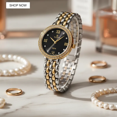 Picture of Titan Two-Tone Roman Dial Watch