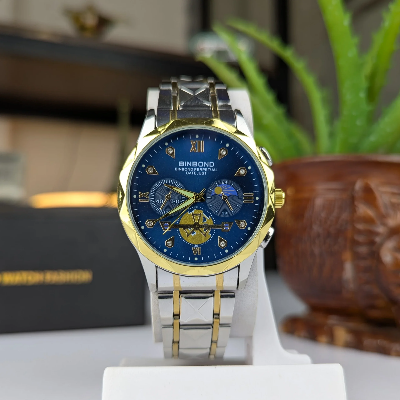 Picture of BINBOND B1236 Brand Fashion Tourbillon Dial Quartz Watches Men’s Luxury Stainless Steel
