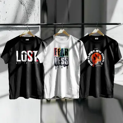 Picture of Unique Design Cotton T-Shirt 3-Piece Combo Pack