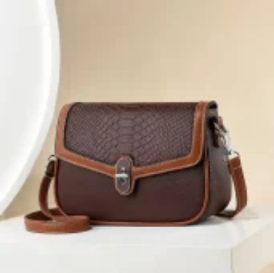 Picture of Small Handbags PU Leather High Quality Shoulder Bags(Coffee)