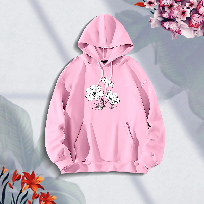 Picture of Premium Comfortable (joba-Pink) Ladies winter hoodie