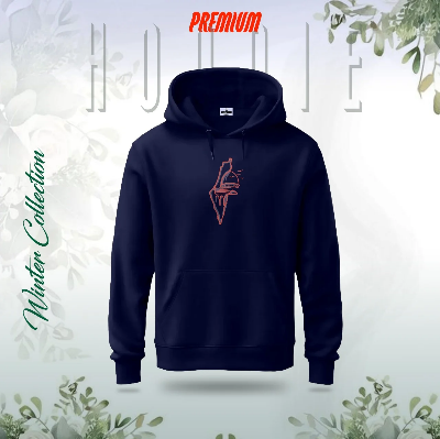 Picture of "Al-Quds" Islamic Hoodie (Nevi Blue)