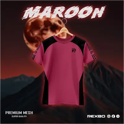 Picture of Stylish  Mash Fabric Half Sleeve T-shirt