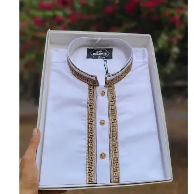 Picture of Comfortable Embroidered Punjabi With premium box