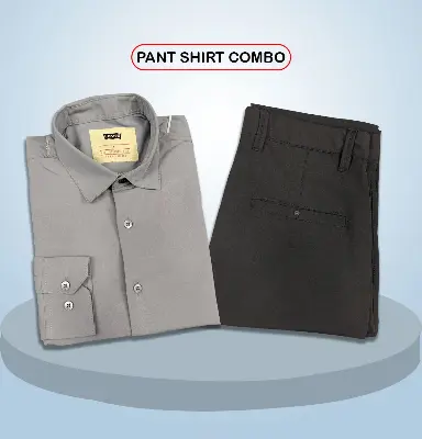 Picture of Premium Shirt & Pant Combo (Formal / Casual) (Ash & Black)