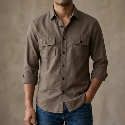 Picture of High Thickness Double Pocket Shirt..