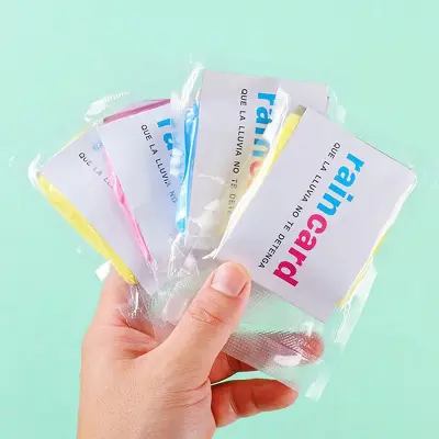 Picture of Rain Card, Rain Coat, Wallet Rain Coat, Pocket Rain Coat, Unisex Rain Coat, Rain Coat For Man And Women