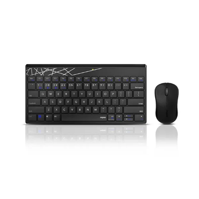 Picture of Rapoo 8000S Wireless Keyboard & Mouse Combo – Black