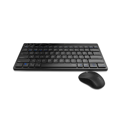 Picture of Rapoo 8000S Wireless Keyboard & Mouse Combo – Black
