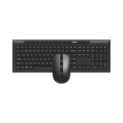 Picture of Rapoo 8210M Multi-Mode Wireless Keyboard & Mouse Combo – Black