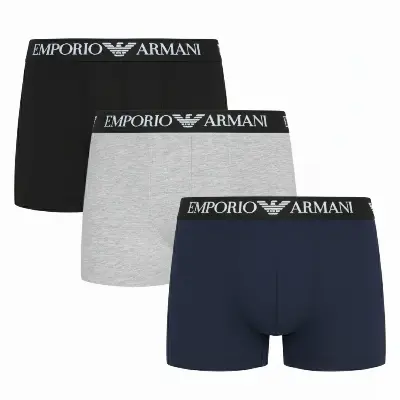 Picture of EMPORION ARMANI 3-Pack Boxer Shorts Men's Trunks ( Multi Color)