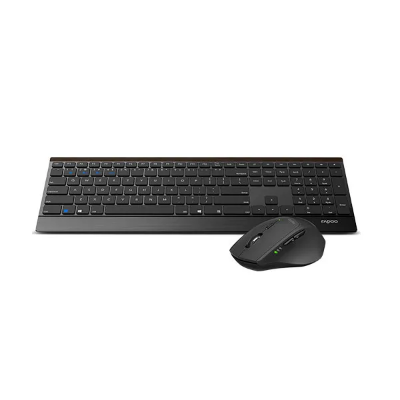 Picture of Rapoo 9500M Multi-Mode Wireless Keyboard & Mouse Combo – Black