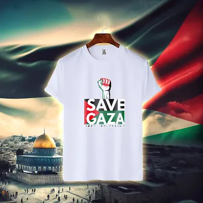Picture of Save-Gaza Cotton T-shirt