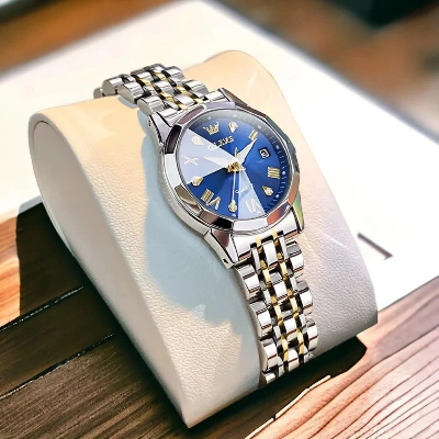 Picture of OLEVS Watch for Women Branded Stainless steel Elegant Luminous Ladies Watches 9931 Silver Blue