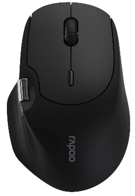 Picture of Rapoo MT560TM Multi-Mode Wireless Ergonomic Mouse – Black