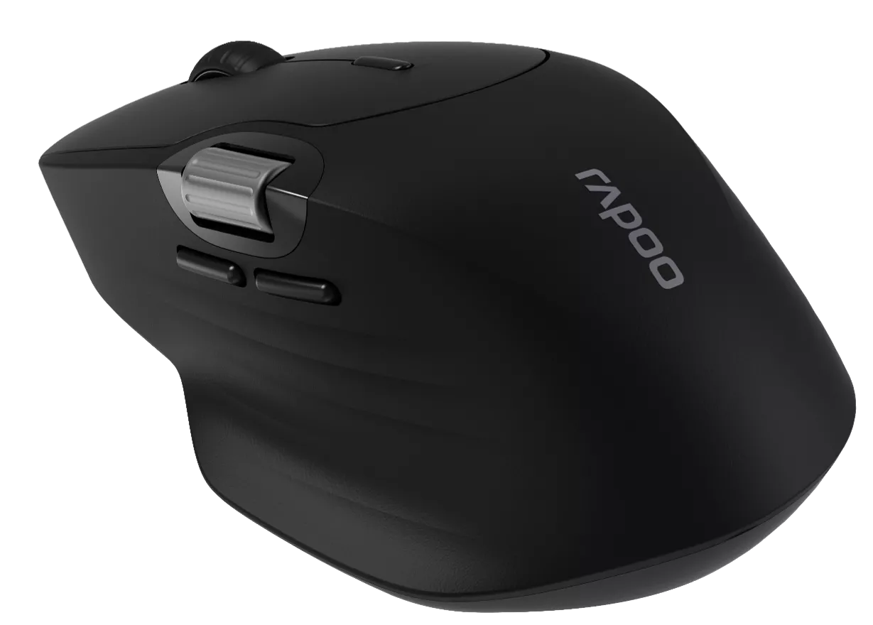 Picture of Rapoo MT560TM Multi-Mode Wireless Ergonomic Mouse – Black