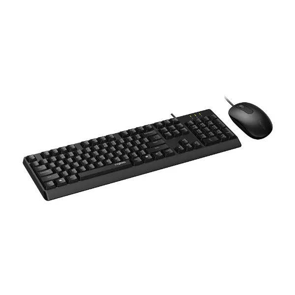 Picture of Rapoo X130 Pro Wired Keyboard & Mouse Combo – Black