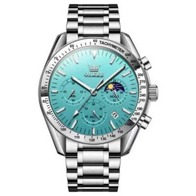 Picture of Butter Fly Lock  OLEVS Watch for mens (stell chain  paste dial )