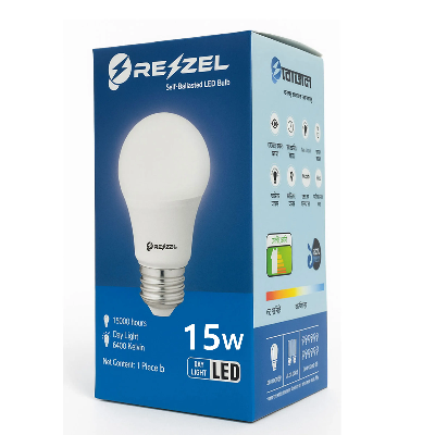 Picture of Rezzel LED Bulb 5-Piece Combo Pack (20w, 18w, 18w, 15w, 7w)