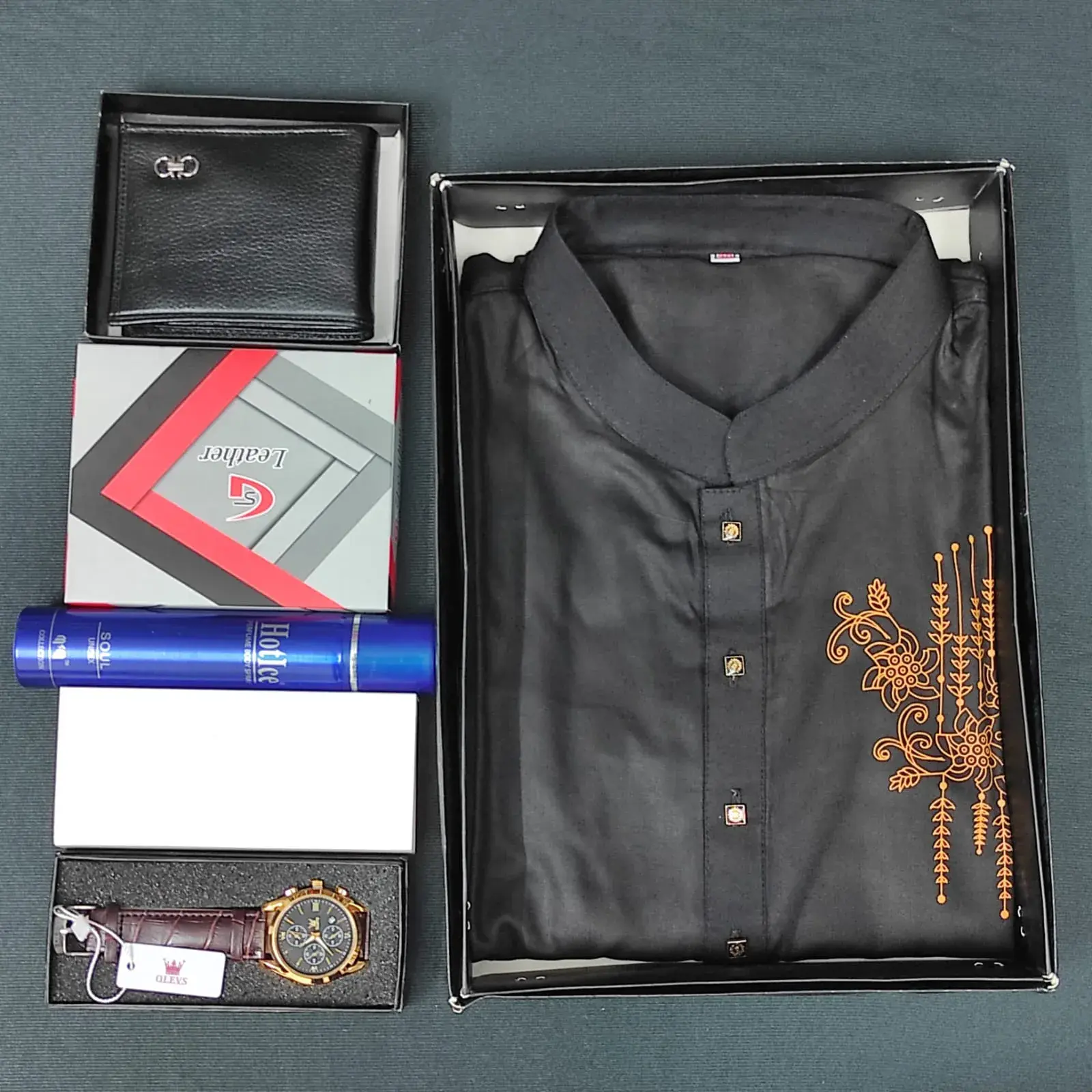 Picture of Kaiser Cotton Stylish Full Sleeve Shirt (Khaki)