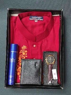 Picture of Kaiser Cotton Stylish Full Sleeve Shirt (Olive)