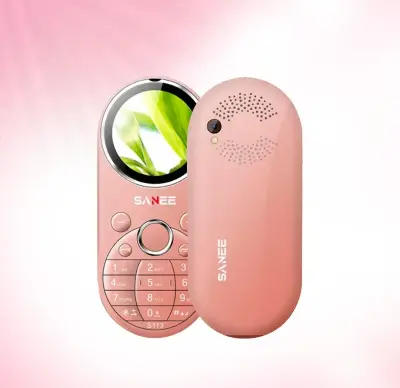 Picture of Sanee S113 Dual Sim Stylish Button Phone (pink)