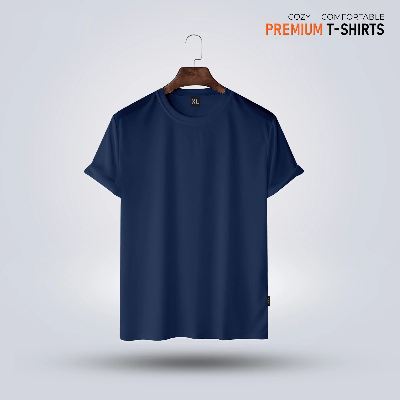 Picture of Men's Premium Solid T-Shirt- Navy