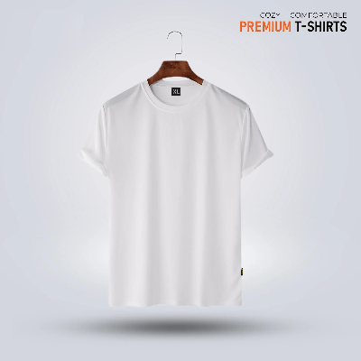 Picture of Men's Premium Solid T-Shirt- White