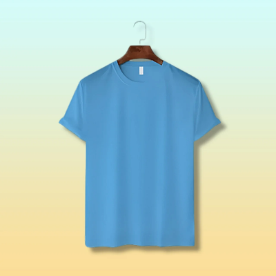 Picture of Men's Premium Solid T-Shirt- Sky