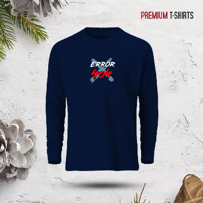 Picture of Men's Full Sleeve (Error) T-Shirt