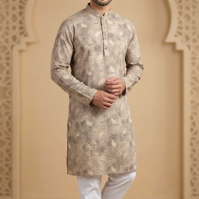 Picture of Men's Cotton luxury Punjabi