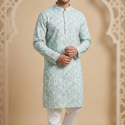 Picture of Men's Cotton luxury Punjabi