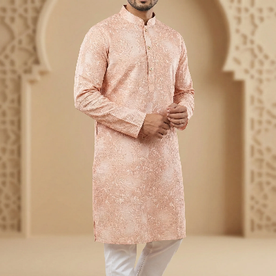 Picture of Men's Cotton luxury Punjabi