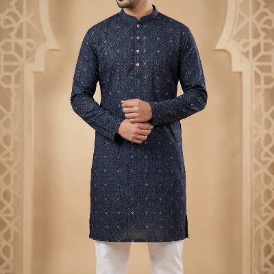 Picture of Men's Cotton luxury Punjabi