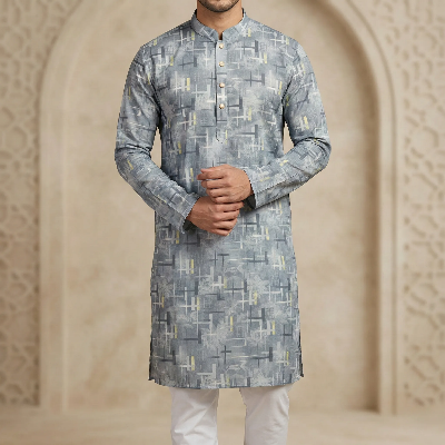 Picture of Men's Cotton luxury Punjabi