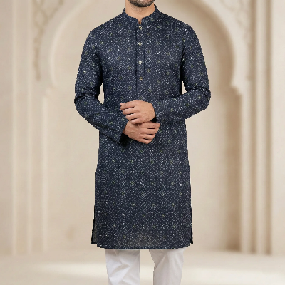 Picture of Men's Cotton luxury Punjabi