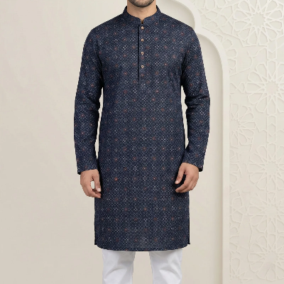 Picture of Men's Cotton luxury Punjabi