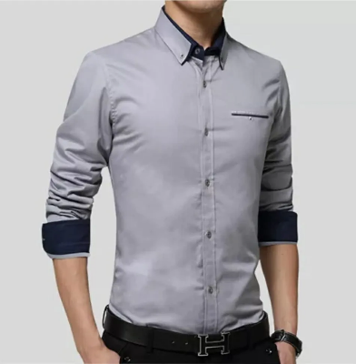 Picture of Fashionable casual shirt for men(ash)