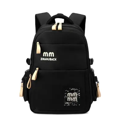 Picture of Simple Casual Backpacks (Black)
