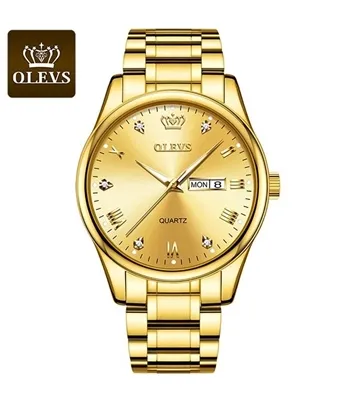 Picture of Olevs Luxury Men’s Quartz Watch (Golden )
