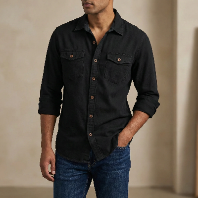 Picture of Full sleeves denim washed Shirt