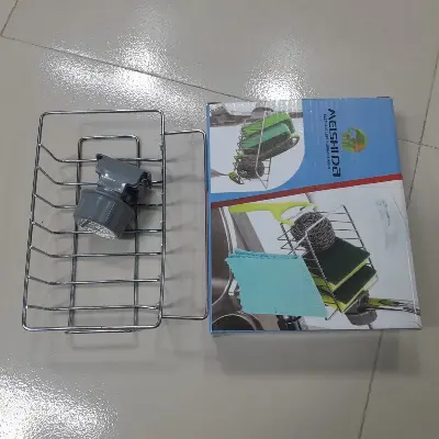 Picture of Stainless Steel Rack Kitchen Sing Organizer Holder-1Pcs
